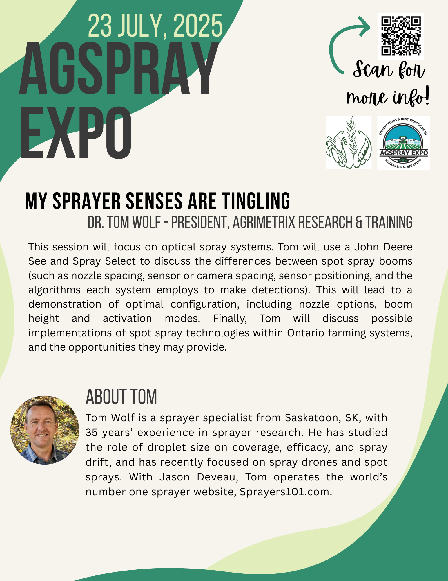 Sprayer senses